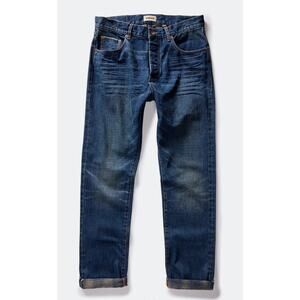 Taylor Stitch Democratic Jean Selvage Denim 34 x 34 Straight Button Fly